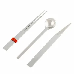 Viadurini Kitchen Besteck Set-Edelstahlbesteck mit italienischen Luxus-Design-Essstäbchen - Carronde