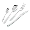 Viadurini Kitchen Besteck Set-Edelstahlbesteck rundes Design 24-tlg. - Peperita