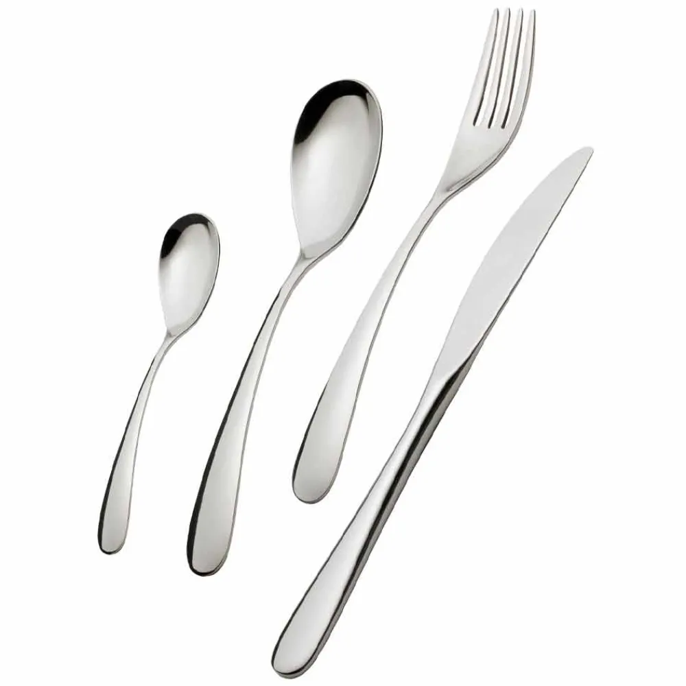 Viadurini Kitchen Besteck Set-Edelstahl-Besteckset Komplett mit Design 24 Stück - Hamtaro