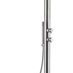 Viadurini in the Garden Gartendusche-Edelstahl-Garten-Duschsäule mit Handbrause Made in Italy - Marlen