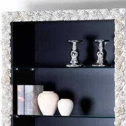 Viadurini Living Moderne Design Bücherregale-Edles Wandregal mit Glasregalen im Glamour Look Campi