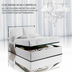 Viadurini Night Design Maßgeschneiderte Möbel|Schmiedeeisen Queen Size Bett-Efesto Jugend Queen Size Bett aus Schmiedeeisen in Design