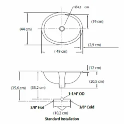 Viadurini Bathroom Waschbecken Aus Fire Clay-Einbauwaschbecken Barcok aus Fire Claz handgemacht in Italien, Egeo