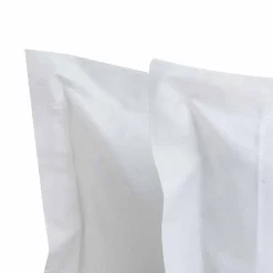 Viadurini Textile Bettlaken-Einfarbige Blätter komplett in Baumwollsatin für Doppelbett - Hibiskus