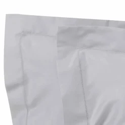 Viadurini Textile Bettlaken-Einfarbige Blätter komplett in Baumwollsatin für Doppelbett - Hibiskus