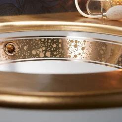 Viadurini Bathroom Waschbecken Aus Fire Clay-Eingebautes Badezimmerwaschbecken aus handgegossenem Schamott, hergestellt in Italien – Erioli