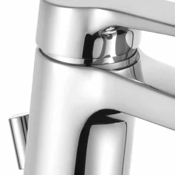 Viadurini Taps Waschbeckenarmaturen-Einhebel-Waschtischmischer aus Chrommessing, Design - Clari