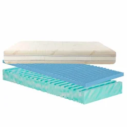 Viadurini Night Design Einzelbett Matratzen-Einzel Matratze Bio Maxi Reichweite von bis zu 150 kg pro Person