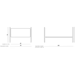 Viadurini Night Design Einzelbetten Aus Schmiedeeisen-Einzelbett mit koordinierter Eisenstruktur, hergestellt in Italien – Lillo