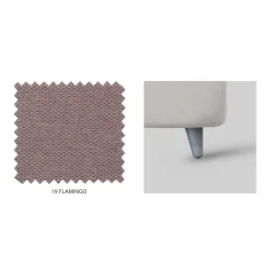 Viadurini Night Design Polsterbetten-Einzelbett mit optionalem Stauraum, hergestellt in Italien – Ciccio