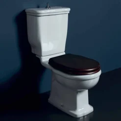 Viadurini Bathroom Wc-Einzelblock-Toilettenschüssel aus weißer Keramik Style 72x36cm, Italy