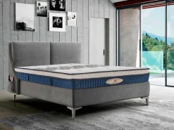 Viadurini Night Design Einzelbett Matratzen-Einzel-Matratze H 25 cm aus Memory Foam  mit 800 Taschenfederkern – Grecia