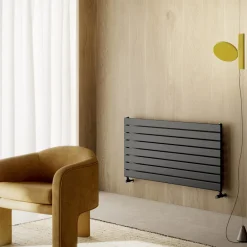 Viadurini Radiators Heizkörper Hydraulisch-Einzelner hydraulischer Heizkörper aus schwarzem Kohlenstoffstahl Made in Italy - Ciro