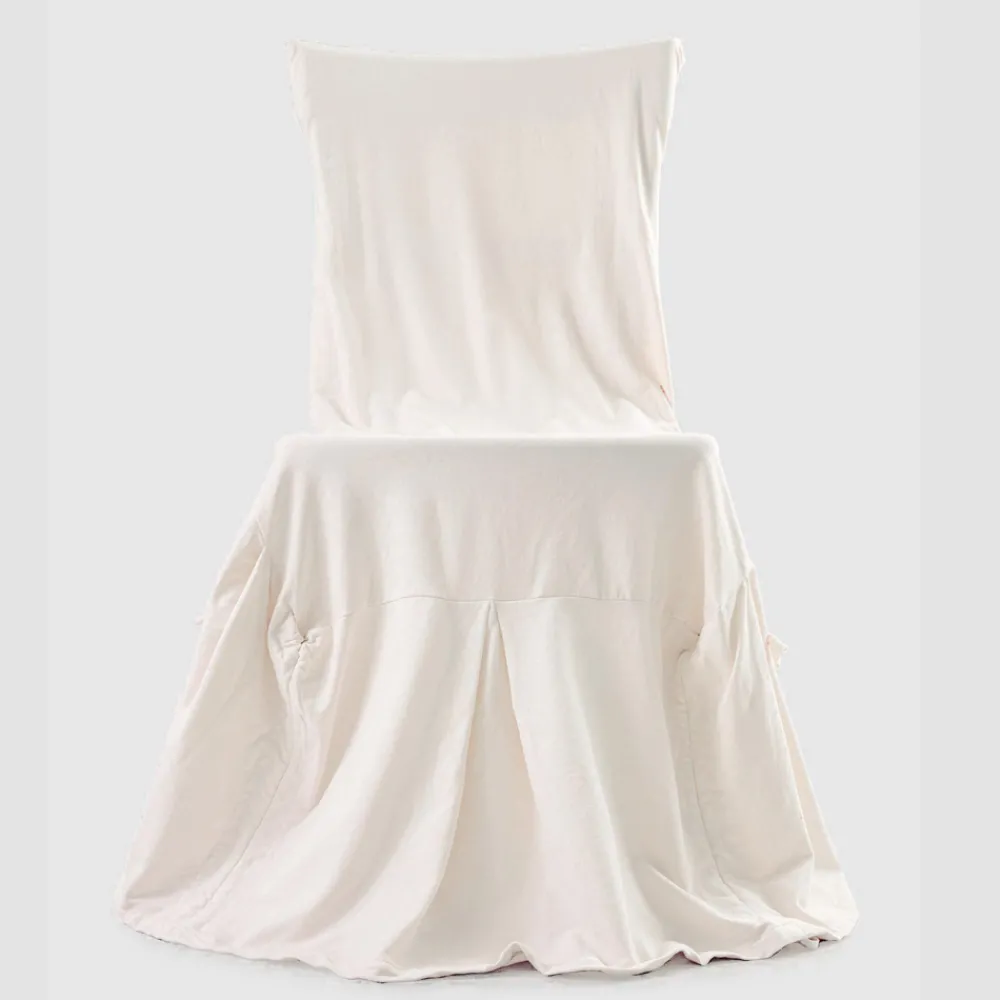 Viadurini Textile Italienische Mode-Eleganter Stuhlbezug für Wohnzimmer aus farbiger Baumwolle mit Rückenlehne - Filippa