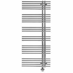 Viadurini Radiators Handtuchheizkörper Elektrisch-Elektrisch beheizter Handtuchhalter in verchromtem Stahl Design 700 W - Pfau