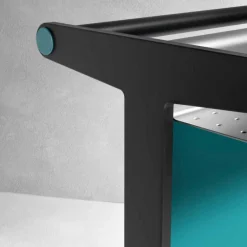 Viadurini Radiators Heizkörper Elektrisch-Elektrische Strahlungsplatte in Aluminium und farbigem Stoffdesign 150 W - Sam