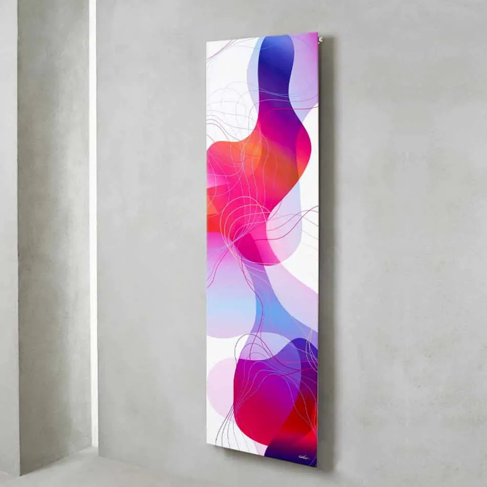 Viadurini Radiators Heizkörper Elektrisch-Elektrische Wandstrahlplatte aus Stahl mit 1000 Watt - Kelvin-Dekoration