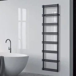 Viadurini Radiators Handtuchheizkörper Elektrisch-Elektrischer Handtuchwärmer mit vertikalen Kollektoren, hergestellt in Italien – Ginger