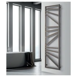 Viadurini Radiators Handtuchheizkörper Elektrisch-Elektrischer Handtuchwärmer mit quadratischen Elementen, hergestellt in Italien – Mandeln