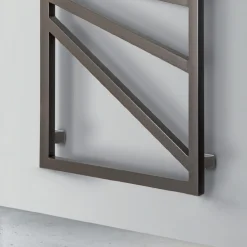 Viadurini Radiators Handtuchheizkörper Elektrisch-Elektrischer Handtuchwärmer mit quadratischen Elementen, hergestellt in Italien – Mandeln