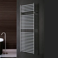 Scirocco H Handtuchheizkörper Elektrisch-Elektrischer Handtuchwärmer mit klassischem Design aus Stahl Made in Italy - Rom