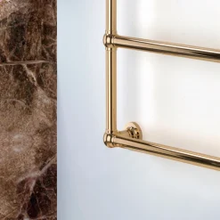 Viadurini Radiators Handtuchheizkörper Elektrisch-Elektrischer Handtuchwärmer aus Messing mit Verbindungskugeln, hergestellt in Italien – Ricotta