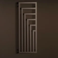 Scirocco H Handtuchheizkörper Elektrisch-Elektrischer Handtuchwärmer aus Stahl mit modernem Design Made in Italy - Potentia