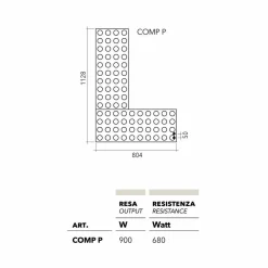 Scirocco H Heizkörper Elektrisch-Elektrischer Heizkörper Lego in modernem Design Brick