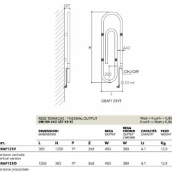 Scirocco H Heizkörper Elektrisch-Elektroheizkörper im Büroklammer Design Graffe von