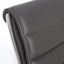 Viadurini Living Bürosessel-Ergonomischer Bürosessel mit Armlehnen aus Stahl und Kunstleder - Mantica