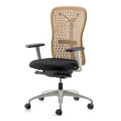 Viadurini Living Bürosessel-Ergonomischer und drehbarer Bürostuhl mit Armlehnen und weißer Struktur - Fulvio