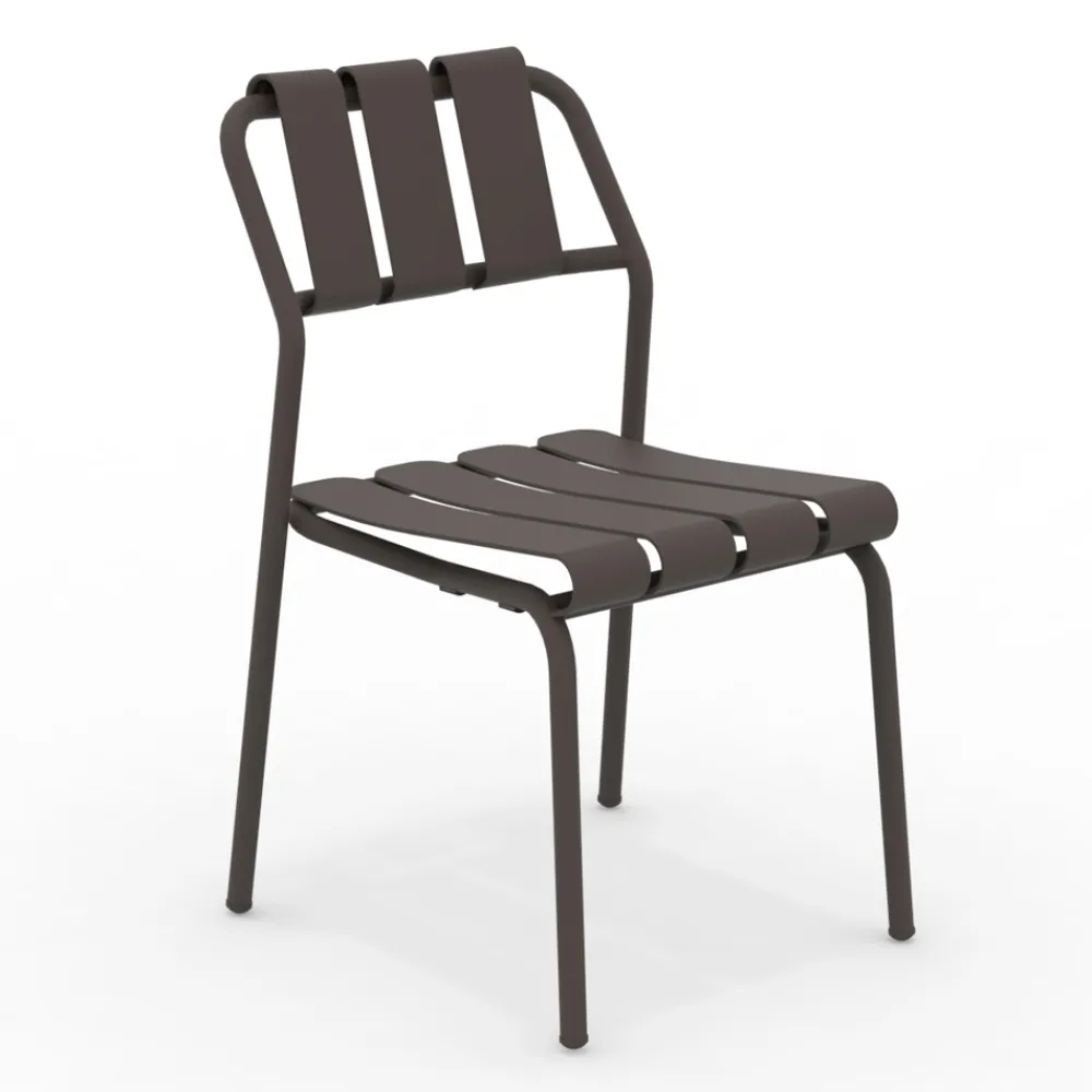 Viadurini in the Garden Gartenstühle Metall-2er-Set Gartenstühle komplett aus Aluminium - Resplendent