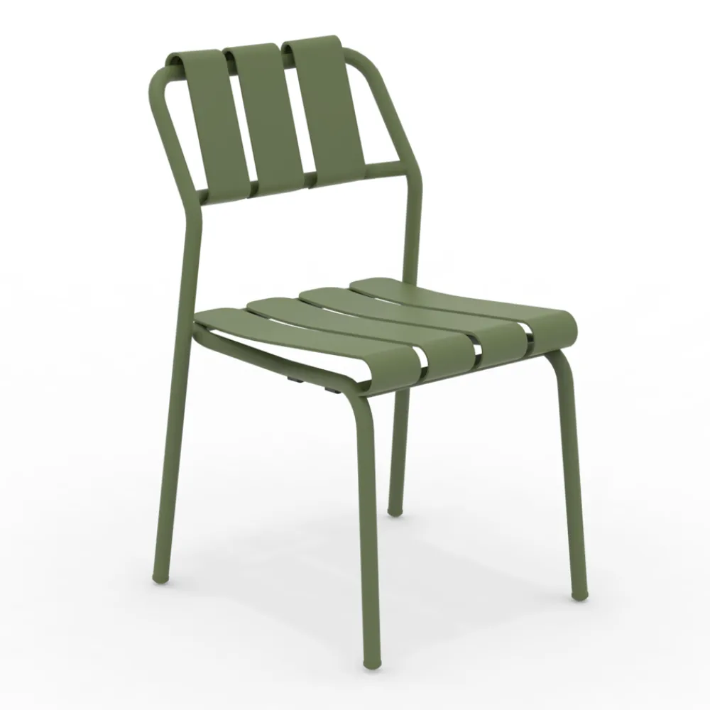 Viadurini in the Garden Gartenstühle Metall-2er-Set Gartenstühle komplett aus Aluminium - Resplendent