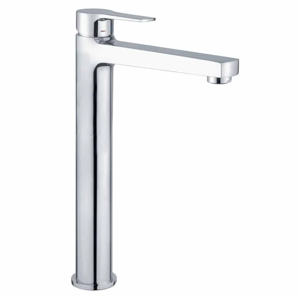 Viadurini Taps Waschbeckenarmaturen-Erweiterter Mischer für modernes Waschbecken aus Messing Made in Italy - Sindra