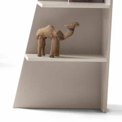 Viadurini Living Moderne Design Bücherregale-Esquina lackiertes MDF-Design-Eck-Bücherregal, hergestellt in Italien