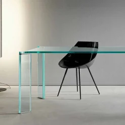 Viadurini Living Esstische Nach Mass|Esstische-Esstisch aus extra klarem Glas Luxury Design 4 Dimensions - Kuduro