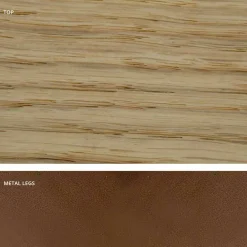 Viadurini Living Esstische-Esstisch aus Furnierholz und Metall made in Italy, Flora