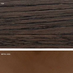 Viadurini Living Esstische-Esstisch aus Furnierholz und Metall made in Italy, Flora