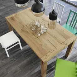 Viadurini Living Ausziehbare Esstische-Esstisch aus furniertem Eichenholz ausziehbar bis 240 cm - Ciro