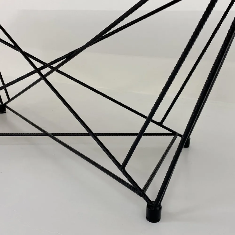 Viadurini Living Esstische-Esstisch aus furniertem Holz und Stahl, hergestellt in Italien – Ezzellino