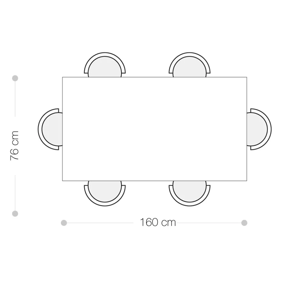Viadurini Living Esstische-Esstisch aus furniertem Holz und Metall Made in Italy - Persico