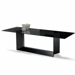 Viadurini Living Esstische Nach Mass|Esstische-Esstisch aus geräuchertem oder extraleichtem Glas Made in Italy - Moro