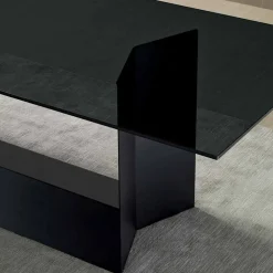 Viadurini Living Esstische Nach Mass|Esstische-Esstisch aus geräuchertem oder extraleichtem Glas Made in Italy - Moro