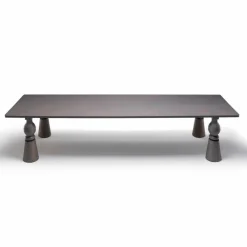 Viadurini Living Esstische-Esstisch aus grauem Eichenholz, made in Italy, Design Teseo