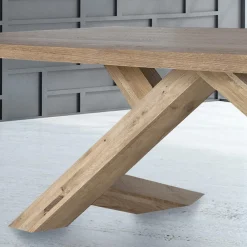 Viadurini Living Esstische Nach Mass|Esstische-Esstisch aus massiver Eiche mit verschiedenen Kanten erhältlich Made in Italy - Boromir