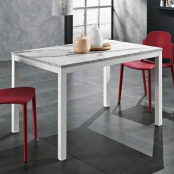 Viadurini Living Ausziehbare Esstische-Esstisch aus Metall auf 180 cm ausziehbar Made in Italy - Beatrise