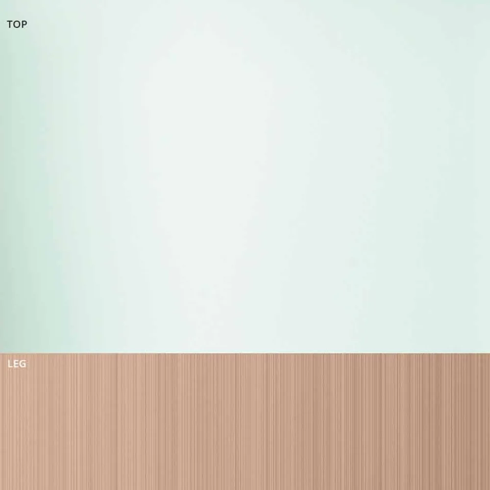 Viadurini Living Esstische Nach Mass|Esstische-Esstisch aus transparentem Glas und Metall verschiedene Farben Made in Italy - Aschio