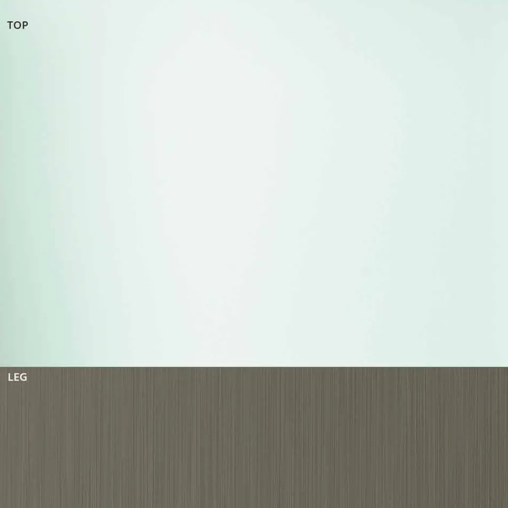 Viadurini Living Esstische Nach Mass|Esstische-Esstisch aus transparentem Glas und Metall verschiedene Farben Made in Italy - Aschio