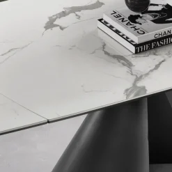 Viadurini Living Ausziehbare Esstische-Esstisch ausziehbar auf 200 cm mit Platte aus Feinsteinzeug - Borgona