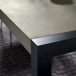 Viadurini Living Ausziehbare Esstische-Esstisch ausziehbar auf 310 cm in Mörteloptik Made in Italy - Euclide